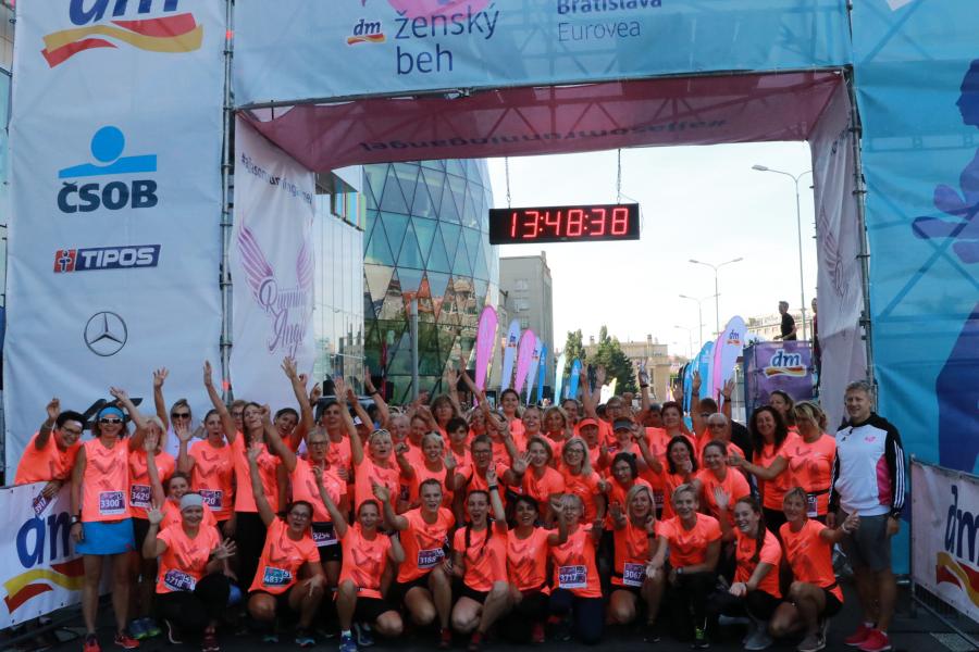 Läuferinnen beim Bratislava Frauenlauf